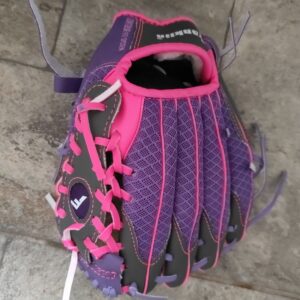 Luva de basebol/softball roxa e rosa
